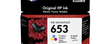 HP 653 Tri-Colour Ink Advantage Cartridge (3YM74AE)