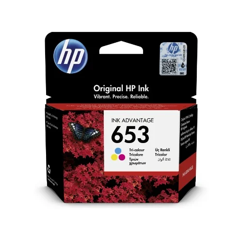 HP 653 Tri-Colour Ink Advantage Cartridge (3YM74AE)