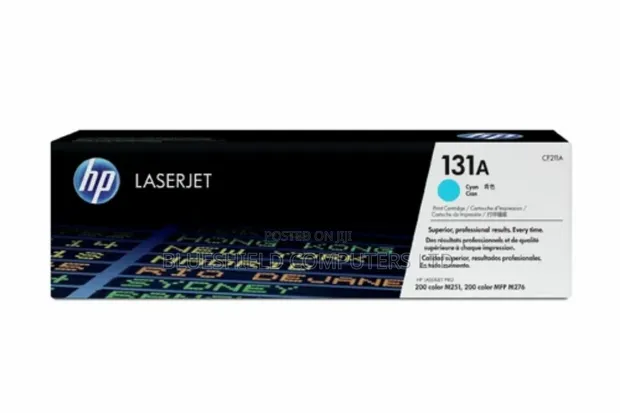 HP 131A LaserJet Toner Cartridge Cyan (CF211A)