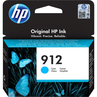 HP 912 Ink Cartridge Cyan (3YL77AE)