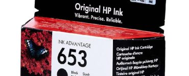 HP 653 Ink Advantage Cartridge Black (3YM75AE)