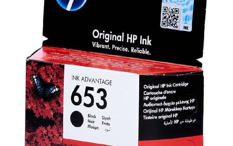 HP 653 Ink Advantage Cartridge Black (3YM75AE)