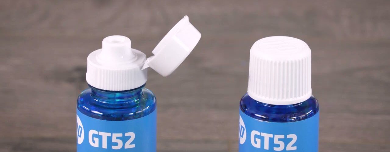 HP GT52 Cyan Ink Bottle