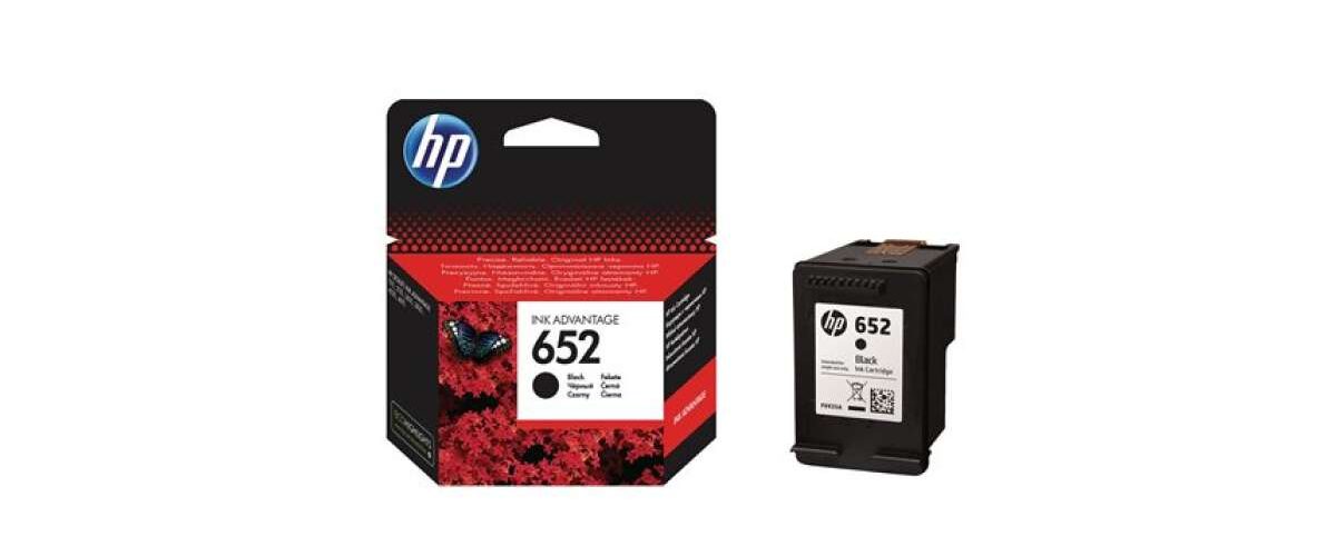 HP 652 Cartridge Black Advantage Ink