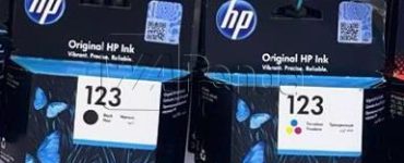 HP 123 Cartridge Tri-Colour Ink