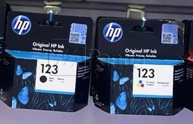 HP 123 Cartridge Tri-Colour Ink