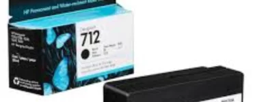 HP 712 CARTRIDGE 38-ML BLACK DESIGN JET INK