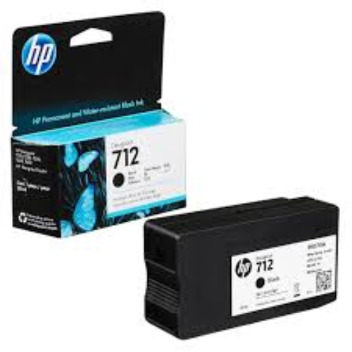 HP 712 CARTRIDGE 38-ML BLACK DESIGN JET INK