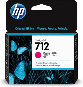 HP 712 Cartridge 29-ml Magenta DesignJet Ink