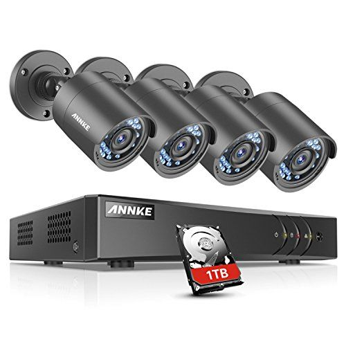 ANNKE 4X Dome Camera + C31Z 8CH AHD 720P