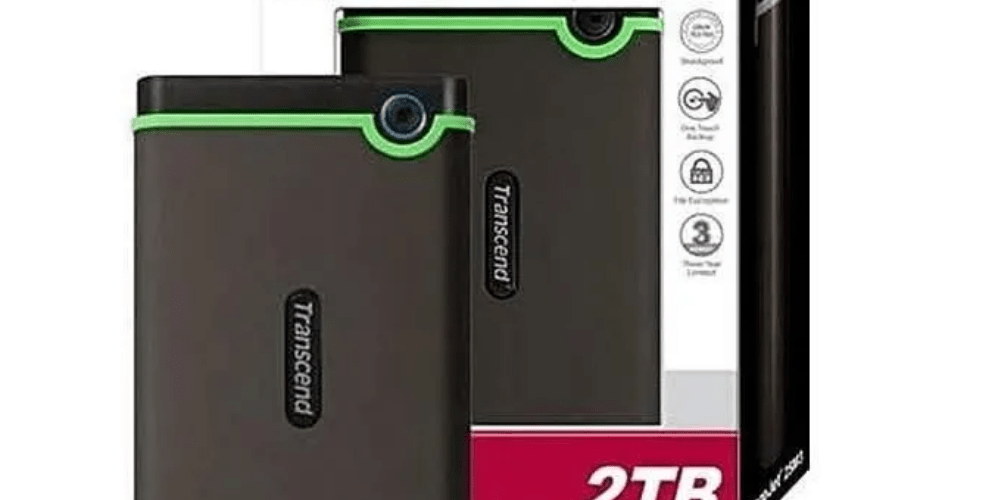 2TB External Transcend Hard Drive